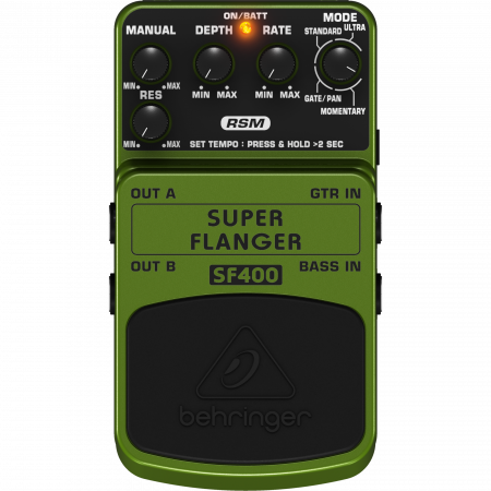 Behringer SUPER FLANGER SF400 guitar effect pedal