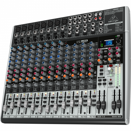 Behringer XENYX X2222USB mixer with USB and effects