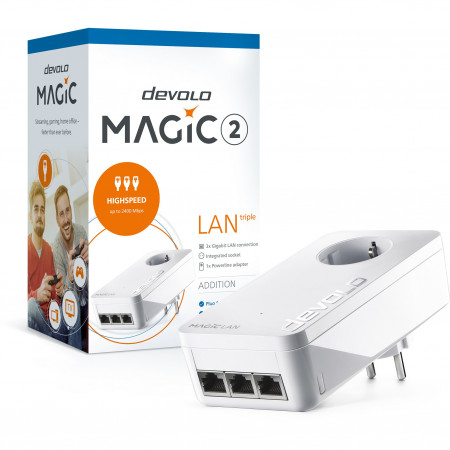 devolo Magic 2 LAN triple add-on Powerline adapter