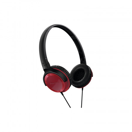 Pioneer SE-MJ502-R headphones, red