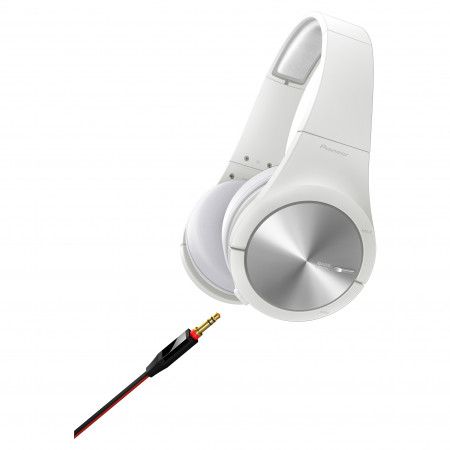 Pioneer SE-MX7-W headphones, white