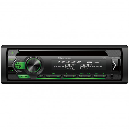 Pioneer DEH-S120UBG car audio head unit, green