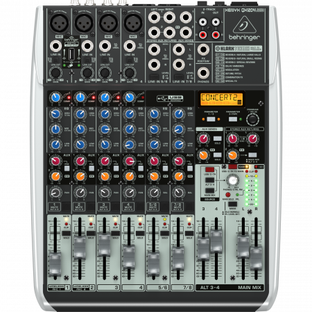 Behringer XENYX QX1204USB mixer with USB and effects