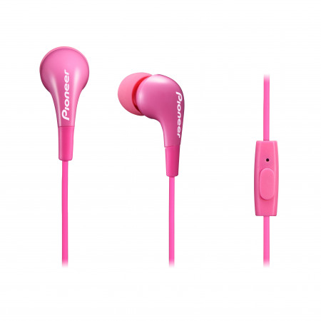 Pioneer SE-CL502T-P earphones, pink