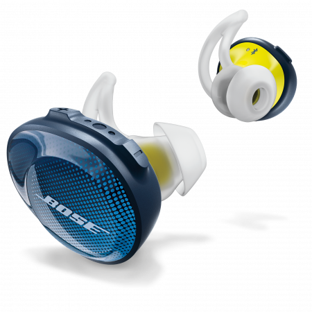 BOSE SoundSport Free truly wireless Bluetooth earphones, navy/citron