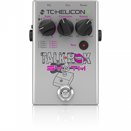 TC Helicon Talkbox Synth vocal pedal