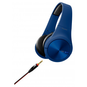 Pioneer SE-MX7-L headphones, blue