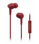 Pioneer SE-C1T-R earphones, red