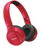 Pioneer SE-MJ553BT-R Bluetooth headphones, red