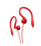 Pioneer SE-E511-R sports earphones, red